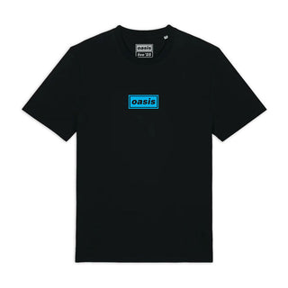 Oasis T-Shirt: Chicago Half Faces Fan Store (Black) (Back Print & Ex-Tour)