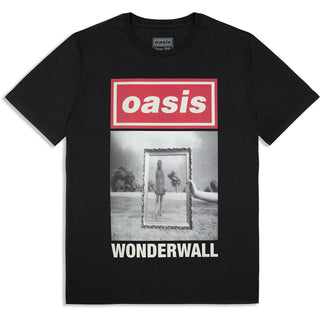 Oasis T-Shirt: Wonderwall Single Cover (Black) (Ex-Tour)