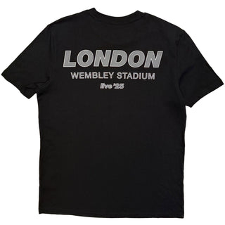 Oasis T-Shirt: London City Pop Up (Black) (Back Print & Ex-Tour)