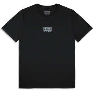 Oasis T-Shirt: London 30 July Event (Black) (Back Print & Ex-Tour)