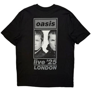 Oasis T-Shirt: London 28 Sept Event (Black) (Back Print & Ex-Tour)