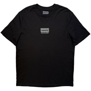 Oasis T-Shirt: London 28 Sept Event (Black) (Back Print & Ex-Tour)