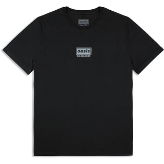 Oasis T-Shirt: London 3 Aug Event (Black) (Back Print & Ex-Tour)