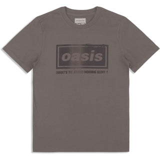 Oasis T-Shirt: What's The Story Tracklist (Grey) (Back Print & Ex-Tour)