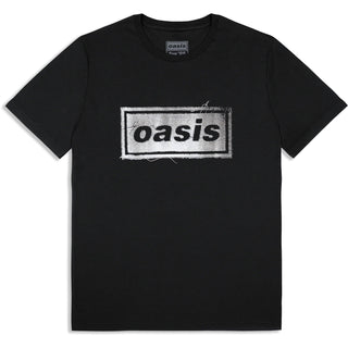 Oasis T-Shirt: Thread Logo (Black) (Ex-Tour)