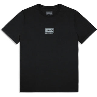 Oasis T-Shirt: London 26 July Event (Black) (Back Print & Ex-Tour)