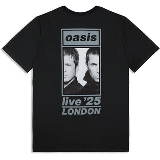 Oasis T-Shirt: London 27 Sept Event (Black) (Back Print & Ex-Tour)