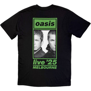 Oasis T-Shirt: Melbourne 4 Nov Event (Black) (Back Print & Ex-Tour)