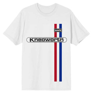 Oasis Unisex T-Shirt: Knebworth Vertical Stripe