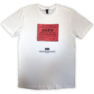 Oasis Unisex T-Shirt: Definitely Maybe Ticket Stub