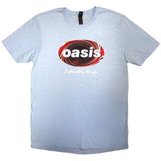 Oasis Unisex T-Shirt: Definitely Maybe Union Jack Oval