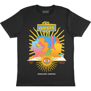Oasis T-Shirt: River Plate Stadium Buenos Aires (Black)