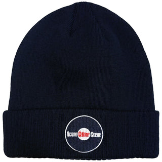 Ocean Colour Scene Beanie Hat: Classic Logo (Navy Blue)