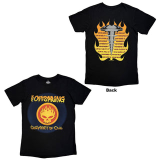 The Offspring Carbon T-Shirt: Conspiracy Of One Tour '00 (Black) (Back Print)