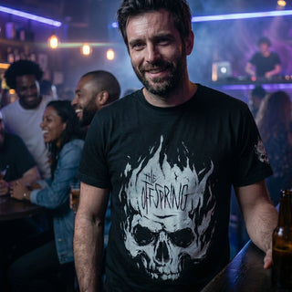The Offspring Premium Carbon T-Shirt: Skull (Black)