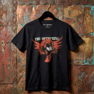 The Offspring Premium Carbon T-Shirt: Rise And Fall (Black) (Back Print)