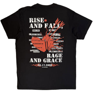 The Offspring Premium Carbon T-Shirt: Rise And Fall (Black) (Back Print)