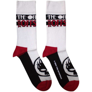 The Offspring Unisex Ankle Socks: Flaming Skull Logo