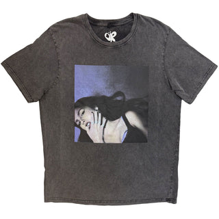 Olivia Rodrigo Stone Wash T-Shirt: Guts Album Cover (Charcoal Grey) (Back Print)