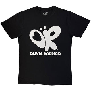 Olivia Rodrigo T-Shirt: Logo Mono (Black)