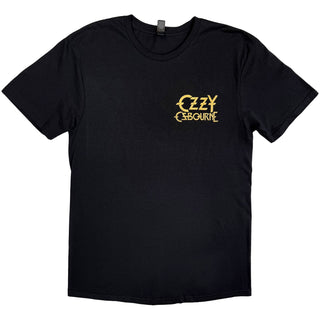 Ozzy Osbourne T-Shirt: Patient No. 9 Gold Logo