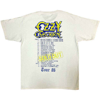 Ozzy Osbourne T-Shirt: The Ultimate Sin Tour '86 (Back Print)