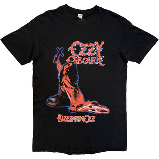 Ozzy Osbourne T-Shirt: Blizzard Of Ozz Tribute (Black) (Back Print)