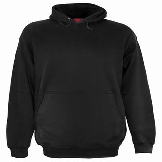 Spiral Pullover Hoodie: Plain (Black) (Blank)