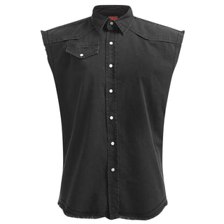 Spiral Worker Shirt: Plain (Black) (Blank)