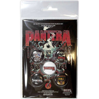 Pantera Button Badge Pack: Snake