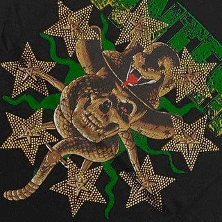 Pantera Embellished T-Shirt: Skull & Snake