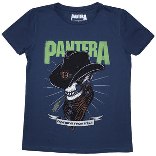 Pantera Ladies T-Shirt: Skeleton Cowboy