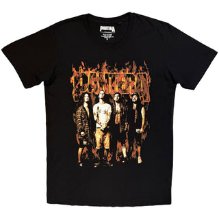 Pantera T-Shirt: Flames (Black)