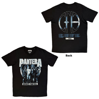 Pantera T-Shirt: Cowboys From Hell Tour '25 (Black) (Back Print)