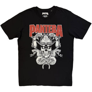 Pantera T-Shirt: Snake Skull (Black)
