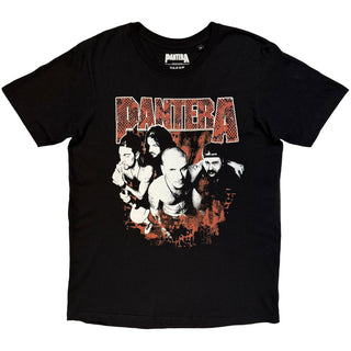 Pantera T-Shirt: Cowboys From Hell Snake (Black) (Back Print)