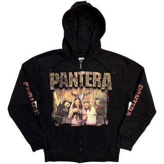 Pantera Zipped Hoodie: Bong Group (Black)