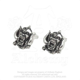 Motorhead Stud Earrings: War Pig