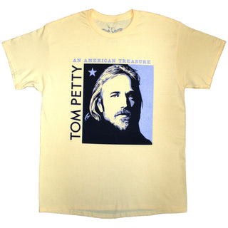 Tom Petty & The Heartbreakers T-Shirt: American Treasure (Yellow)
