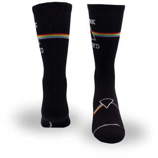 Pink Floyd Crew Socks: Dark Side of the Moon (Black) (UK Size 6.5 - 11)