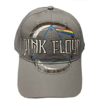 Pink Floyd Baseball Cap: Dark Side of the Moon Album Distressed