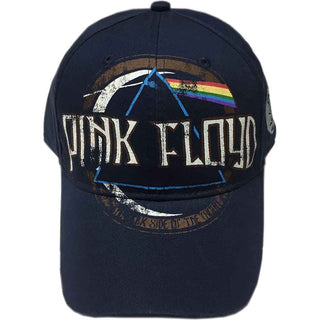 Pink Floyd Baseball Cap: Dark Side of the Moon Album Distressed
