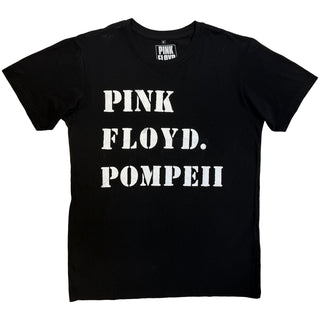 Pink Floyd Carbon T-Shirt: Pompeii Stencil (Black)