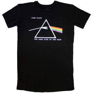 Pink Floyd Ladies T-Shirt Dress: Dark Side Of The Moon Courier