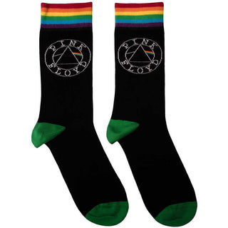 Pink Floyd Ankle Socks: Circle Logo (Black)