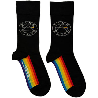Pink Floyd Ankle Socks: Circle Logo (Black)