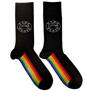 Pink Floyd Ankle Socks: Spectrum Sole (Black)