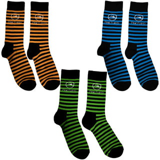 Pink Floyd Ankle Socks Set: Mono Prism (UK Size 6 - 11)