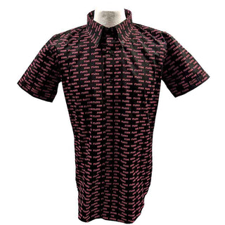 Pink Floyd Casual Shirt: Courier Pattern (All Over Print)