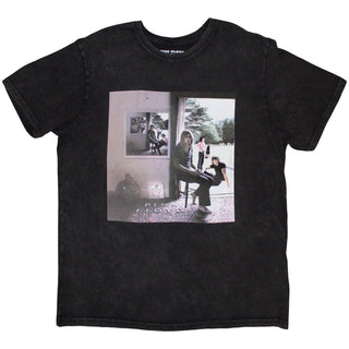 Pink Floyd Unisex Stone Wash T-Shirt: Ummagumma (Black) (Back Print)